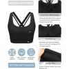 image:imageRUNNING GIRL High Impact Sports Bras for Women High Support Running Adjustable Sports Bra Molded Cup Strappy Sports BrasZblack