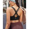 image:imageRUNNING GIRL High Impact Sports Bras for Women High Support Running Adjustable Sports Bra Molded Cup Strappy Sports BrasZblack
