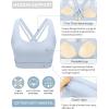 image:imageRUNNING GIRL High Impact Sports Bras for Women High Support Running Adjustable Sports Bra Molded Cup Strappy Sports BrasZgrey