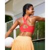 image:imageRUNNING GIRL High Support Sports Bras for Women Molded Cup Running High Impact Sports Bra for Women Large Bust 3182Deep RedXXL