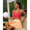 image:imageRUNNING GIRL High Support Sports Bras for Women Molded Cup Running High Impact Sports Bra for Women Large Bust 3182Deep RedXXL