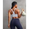 image:imageRUNNING GIRL Sports Bra for WomenAdjustable Straps Sports Bras High Support Sports Bra with Sewn in Pads3110GreyXXL