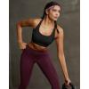 image:imageRUNNING GIRL Sports Bra for WomenMolded Cup Strappy Running High Impact Sports Bra with Sewn in PadsAblack