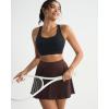image:imageRUNNING GIRL Sports Bra for WomenMolded Cup Strappy Running High Impact Sports Bra with Sewn in PadsAblack