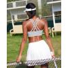 image:imageRUNNING GIRL Sports Bra for WomenMolded Cup Strappy Running High Impact Sports Bra with Sewn in PadsAgrey