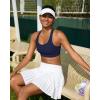 image:imageRUNNING GIRL Sports Bra for WomenMolded Cup Strappy Running High Impact Sports Bra with Sewn in PadsAnavy Blue