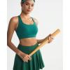 image:imageRUNNING GIRL Sports Bra for WomenMolded Cup Strappy Running High Impact Sports Bra with Sewn in PadsAteal