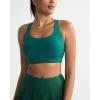 image:imageRUNNING GIRL Sports Bra for WomenMolded Cup Strappy Running High Impact Sports Bra with Sewn in PadsAteal