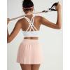 image:imageRUNNING GIRL Sports Bra for WomenMolded Cup Strappy Running High Impact Sports Bra with Sewn in PadsAwhite