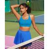image:imageRUNNING GIRL Sports Bra for WomenMolded Cup Strappy Running High Impact Sports Bra with Sewn in PadsBrilliant Blue