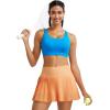image:imageRUNNING GIRL Sports Bra for WomenMolded Cup Strappy Running High Impact Sports Bra with Sewn in PadsBrilliant Blue