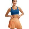 image:imageRUNNING GIRL Sports Bra for WomenMolded Cup Strappy Running High Impact Sports Bra with Sewn in PadsDark Blue