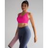 image:imageRUNNING GIRL Sports Bra for WomenMolded Cup Strappy Running High Impact Sports Bra with Sewn in PadsHot Pink