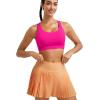image:imageRUNNING GIRL Sports Bra for WomenMolded Cup Strappy Running High Impact Sports Bra with Sewn in PadsHot Pink