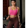 image:imageRUNNING GIRL Sports Bras for Women Molded Cup High Impact Sports Bra Workout Bras for Women High Support RacerbackAsour Pink