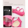 image:imageRUNNING GIRL Sports Bras for Women Molded Cup High Impact Sports Bra Workout Bras for Women High Support RacerbackAsour Pink