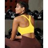 image:imageRUNNING GIRL Sports Bras for Women Molded Cup High Impact Sports Bra Workout Bras for Women High Support RacerbackAyellow