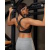 image:imageRUNNING GIRL Sports Bras for WomenCrisscross Back High Impact Sports Bra with Hook Closure Workout Supportive BraAblack