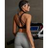 image:imageRUNNING GIRL Sports Bras for WomenCrisscross Back High Impact Sports Bra with Hook Closure Workout Supportive BraAblack