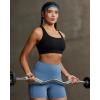image:imageRUNNING GIRL Sports Bras for WomenCrisscross Back High Impact Sports Bra with Hook Closure Workout Supportive BraAblack