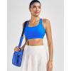 image:imageRUNNING GIRL Sports Bras for WomenCrisscross Back High Impact Sports Bra with Hook Closure Workout Supportive BraAcerulean Blue