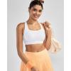 image:imageRUNNING GIRL Sports Bras for WomenCrisscross Back High Impact Sports Bra with Hook Closure Workout Supportive BraAwhite