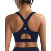 image:imageRUNNING GIRL High Impact Sports Bras for Women High Support Running Adjustable Sports Bra Molded Cup Strappy Sports BrasAdark Blue
