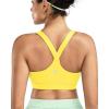 image:imageRUNNING GIRL Sports Bras for Women Molded Cup High Impact Sports Bra Workout Bras for Women High Support RacerbackAyellow