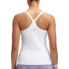image:imageRUNNING GIRL Tank Top with Built in Bra for WomenCompression Shirts Racerback Workout Yoga TopsWhite