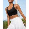 image:imageRUNNING GIRL Adjustable Straps High Impact Sports Bra for WomenHigh Support Workout Sports Bras with Sewn in PadsDblack