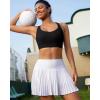 image:imageRUNNING GIRL Adjustable Straps High Impact Sports Bra for WomenHigh Support Workout Sports Bras with Sewn in PadsDblack