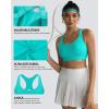 image:imageRUNNING GIRL Adjustable Straps High Impact Sports Bra for WomenHigh Support Workout Sports Bras with Sewn in PadsDbright Green