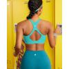 image:imageRUNNING GIRL Adjustable Straps High Impact Sports Bra for WomenHigh Support Workout Sports Bras with Sewn in PadsDbright Green