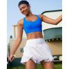 image:imageRUNNING GIRL Adjustable Straps High Impact Sports Bra for WomenHigh Support Workout Sports Bras with Sewn in PadsDcerulean Blue