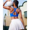 image:imageRUNNING GIRL Adjustable Straps High Impact Sports Bra for WomenHigh Support Workout Sports Bras with Sewn in PadsDcerulean Blue