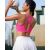 image:imageRUNNING GIRL Adjustable Straps High Impact Sports Bra for WomenHigh Support Workout Sports Bras with Sewn in PadsDhot Pink