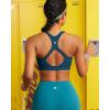 image:imageRUNNING GIRL Adjustable Straps High Impact Sports Bra for WomenHigh Support Workout Sports Bras with Sewn in PadsDnavy