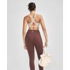 image:imageRUNNING GIRL High Impact Sports Bras for Women Racerback Adjustable Straps Sports Bras for Women with Sewn in PadsBeige