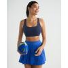 image:imageRUNNING GIRL High Impact Sports Bras for Women Racerback Adjustable Straps Sports Bras for Women with Sewn in PadsNavy Blue