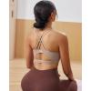 image:imageRUNNING GIRL Sports Bras for WomenPadded Sports Bra Tank Top Sexy Crisscross Back High Impact Longline Workout Yoga BraNude