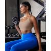 image:imageRUNNING GIRL Sports Bras for WomenPadded Sports Bra Tank Top Sexy Crisscross Back High Impact Longline Workout Yoga BraNude