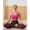 image:imageRUNNING GIRL Sports Bras for WomenPadded Sports Bra Tank Top Sexy Crisscross Back High Impact Longline Workout Yoga BraSour Pink