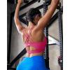 image:imageRUNNING GIRL Sports Bras for WomenPadded Sports Bra Tank Top Sexy Crisscross Back High Impact Longline Workout Yoga BraSour Pink