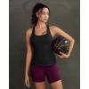 image:imageRUNNING GIRL Tank Tops with Built in Bras Racerback Workout Tops for Women Compression Shirts Yoga TopsBlack