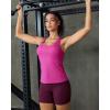 image:imageRUNNING GIRL Tank Tops with Built in Bras Racerback Workout Tops for Women Compression Shirts Yoga TopsBright Pink