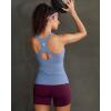 image:imageRUNNING GIRL Tank Tops with Built in Bras Racerback Workout Tops for Women Compression Shirts Yoga TopsLight Blue