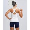 image:imageRUNNING GIRL Tank Tops with Built in Bras Racerback Workout Tops for Women Compression Shirts Yoga TopsWhite