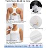 image:imageRUNNING GIRL Tank Tops with Built in Bras Racerback Workout Tops for Women Compression Shirts Yoga TopsWhite