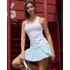 image:imageRUNNING GIRL Tank Tops with Built in Bras Racerback Workout Tops for Women Compression Shirts Yoga TopsWhite