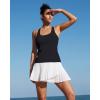 image:imageRUNNING GIRL Workout Tank Tops for WomenStrappy Yoga Tops with Built in Bras Athletic Exercise Tops PaddedBlack